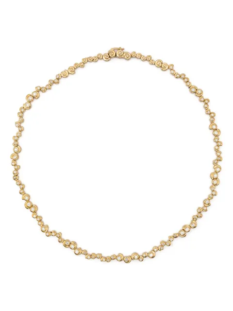 Yvonne Léon 9kt yellow gold Collier Rivière Escargot necklace Gold COLLRIVESCARGDIAOJ