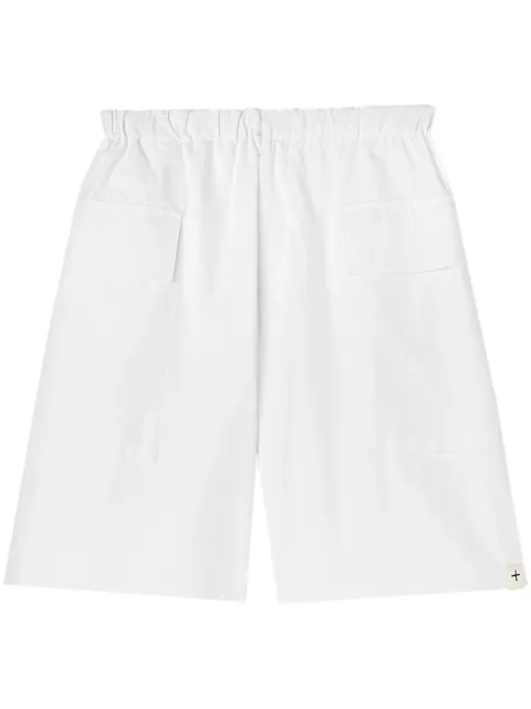 Jil Sander cotton cargo shorts White J47KA0210J45127