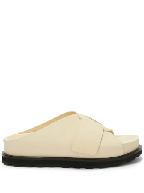 Jil Sander platform leather slides Neutrals J44WX0007P0503