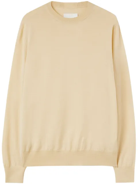 Jil Sander crew-neck wool jumper Neutrals J23GP0002J14531