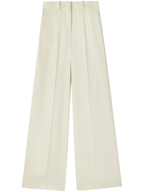 Jil Sander wide-leg tailored trousers White J01KA0130J65112