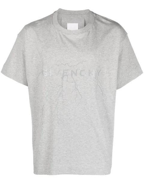 Givenchy logo-print cotton T-shirt Grey BM71KQ3YJ9