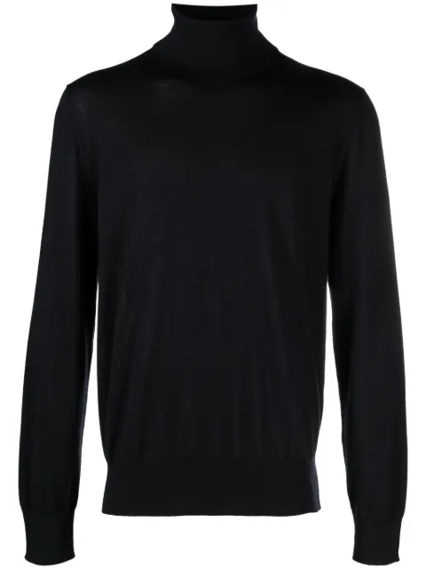 Dolce & Gabbana roll-neck cashmere jumper Blue GXB00TJAW2O