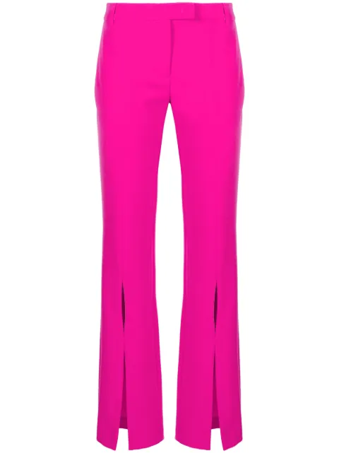 Versace Jeans Couture low-rise flared trousers Purple 75HAA102J0088