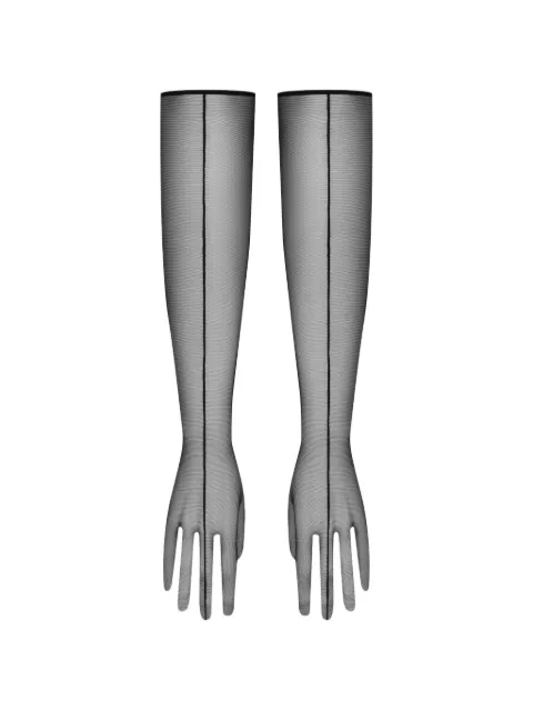 Maison Close L'Amoureuse Opera gloves Black 561966