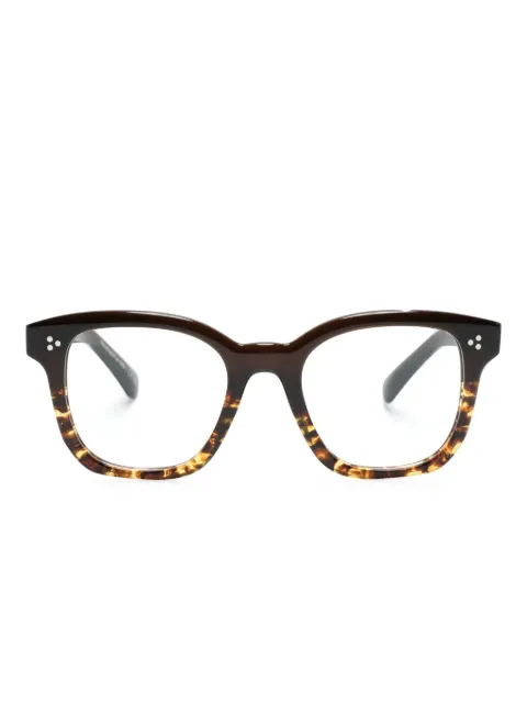 Oliver Peoples Lianella square-frame glasses Brown OV5525U