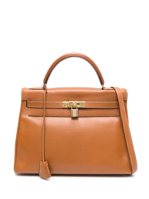 Hermès Pre-Owned 1991 Kelly handbag Brown HER10800DL