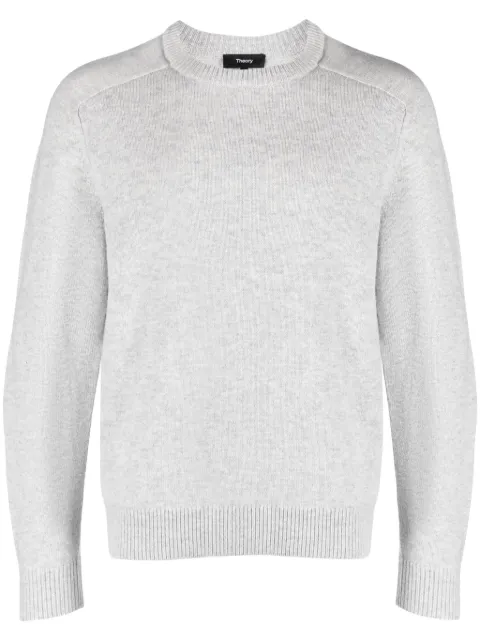 Theory Morlan ribbed wool blend jumper Grey N0981708