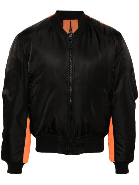 Maharishi Hi-Vis MA-1 padded bomber jacket Black 4595