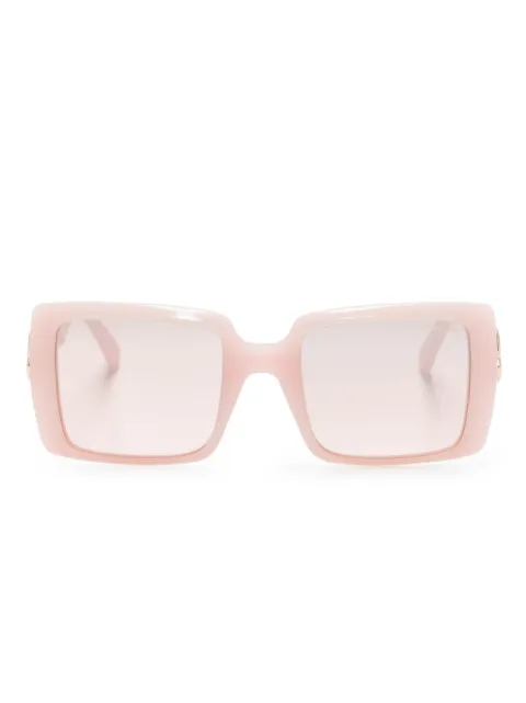 Moncler Eyewear Promenade rectangle-frame sunglasses Pink ML0244