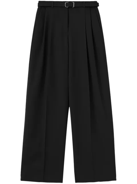 Jil Sander belted trousers Black J02KA0152J40002