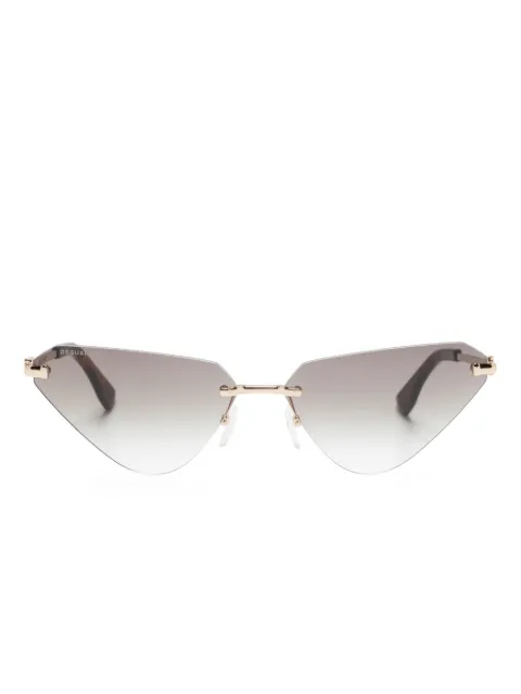 DSQUARED2 Hype cat-eye frame sunglasses Gold D20108S