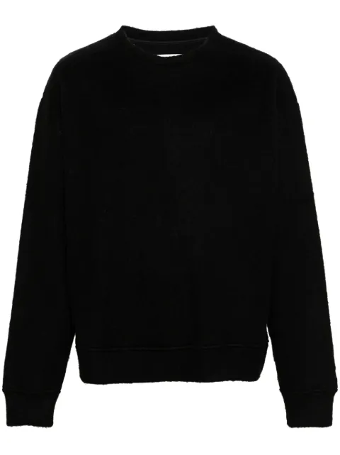 Jil Sander crew-neck brushed jumper Black J22NH0002J20060