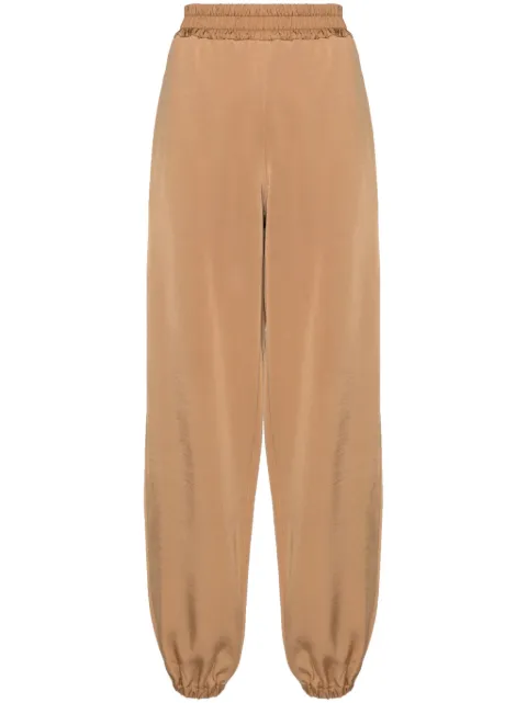 Jil Sander elasticated-waist straight-leg track pants Brown J02KA0153J20053