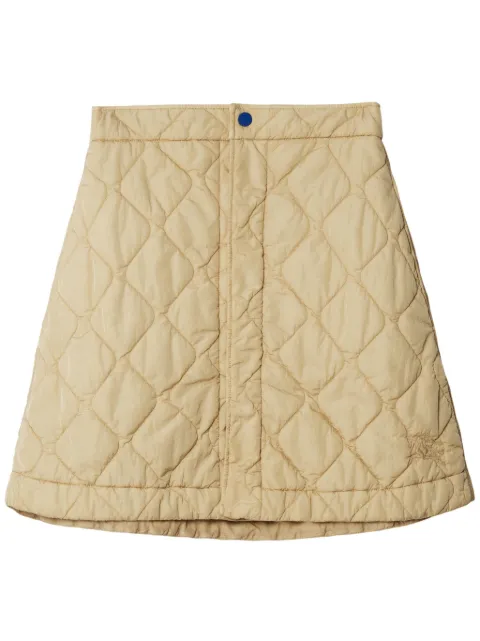Burberry diamond-quilted miniskirt Neutrals 8081126