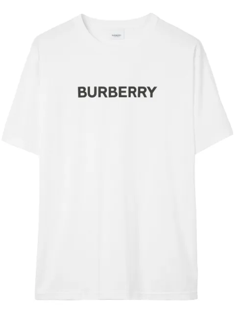 Burberry logo-print cotton T-shirt White 8084234