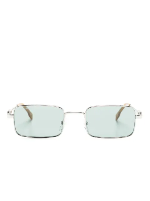 DSQUARED2 EYEWEAR logo-engraved rectangle-frame sunglasses Silver D20104S