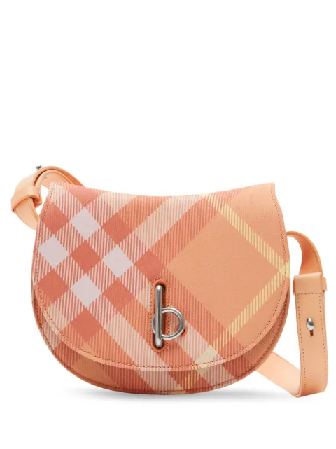 Burberry mini Rocking Horse checkered bag Orange 8081409