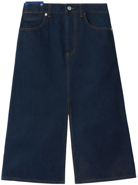 Burberry Japanese denim midi skirt Blue 8080783