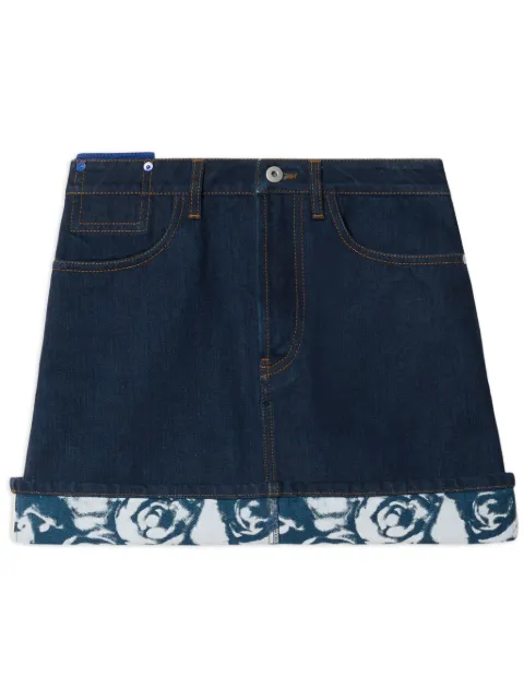 Burberry Japanese denim miniskirt Blue 8080921