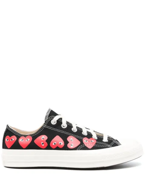 Comme Des Garçons Play x Converse x Converse Chuck 70 Low Multi Heart sneakers Black AZK126001