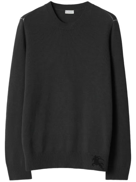 Burberry Equestrian Knight cashmere jumper Black 8081131