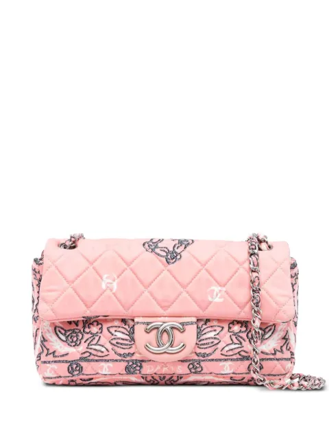 CHANEL Pre-Owned 2008 Classic Flap shoulder bag Pink CHANELPINKFLORAL