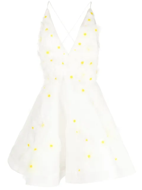 ZIMMERMANN Matchmaker Daisy mini dress White 9093DMAT