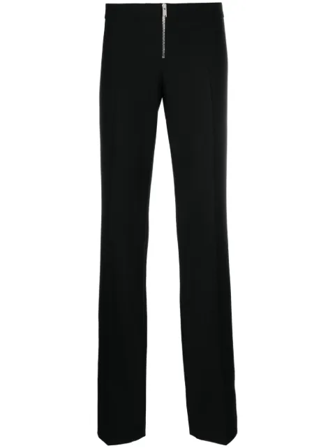 Stella McCartney low-rise wool slim trousers Black 6401343CU750