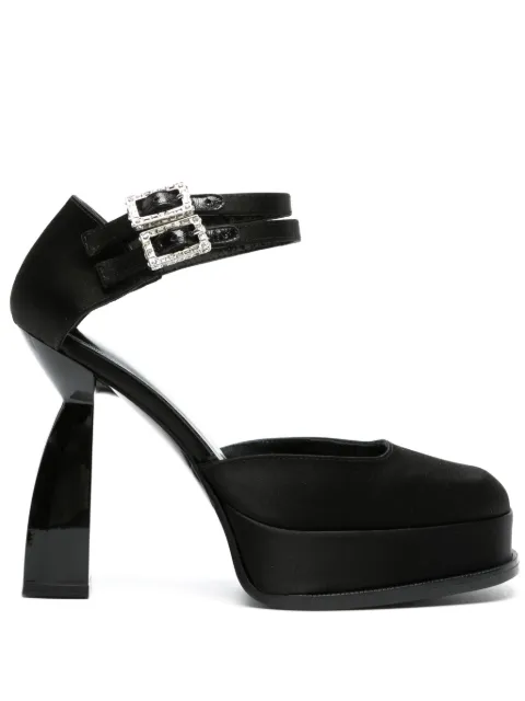 Nodaleto Angel Y satin pumps Black NO1210414
