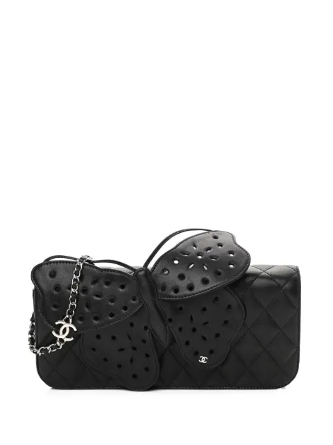 CHANEL Pre-Owned 2011 Butterfly clutch bag Black CHANELBLACKBUTTERFLY