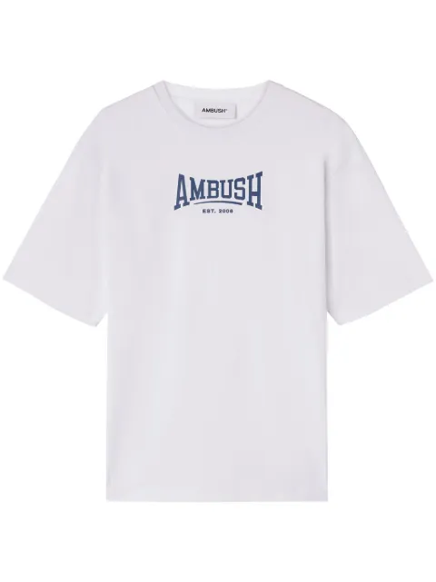 AMBUSH logo-print T-shirt White BMAA006S24JER0010145
