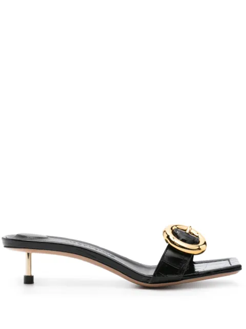 Jacquemus Les Sandales Regalo heeled sandals Black 233FO1174301990