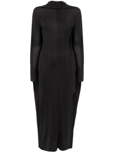 Jacquemus La robe Joya midi dress Black 241DR1182406990
