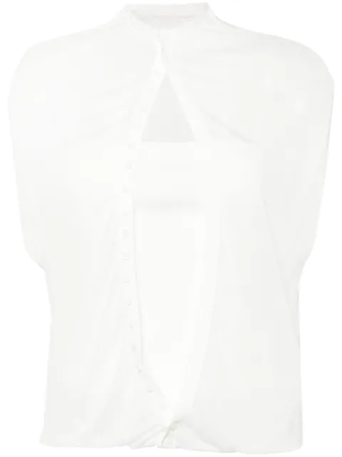 Jacquemus Le Haut Capa knitted top White 241KN2852368100