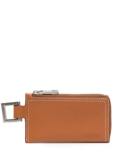 Jacquemus Le Porte leather wallet Brown 245SL1273061811