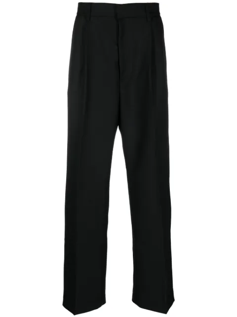 Winnie NY wool-blend straight trousers Black WIFW23PA05349372
