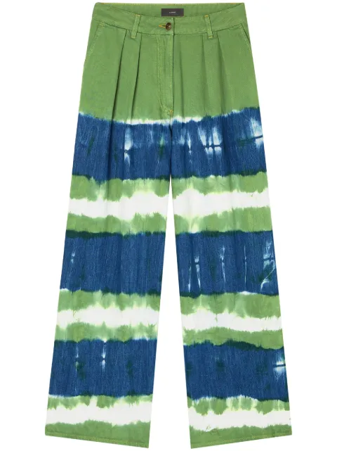 Alanui Magic Journey tie-dye jeans Blue LWYB003R24DEN0014557