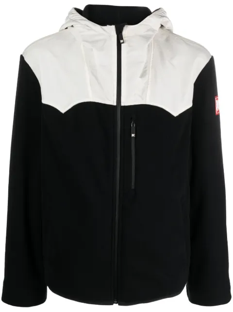 Palm Angels monogram-appliqué ski jacket Black PMKE001R24FAB0011004