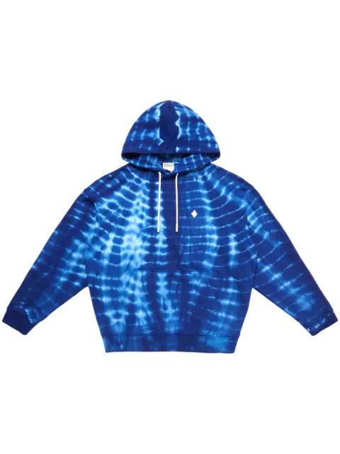COUNTY OF MILAN Soundwaves cotton hoodie Blue CMBB106S24FLE0034501