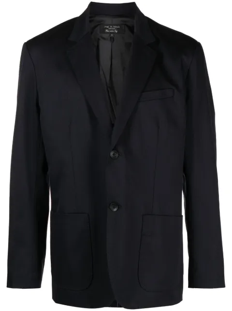 rag & bone Parisian single-breasted blazer Blue MBW23F4118QTML