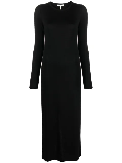 rag & bone crew-neck fine-knit maxi dress Black WCC23H3007C707