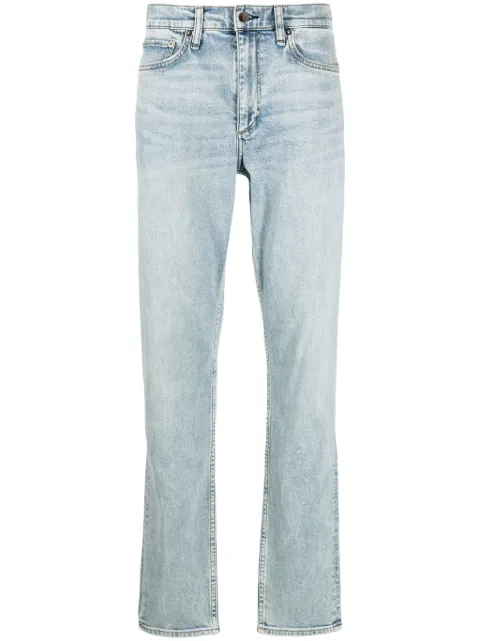 rag & bone Fit 2 mid-rise slim-fit jeans Blue MED23S1223FFFL