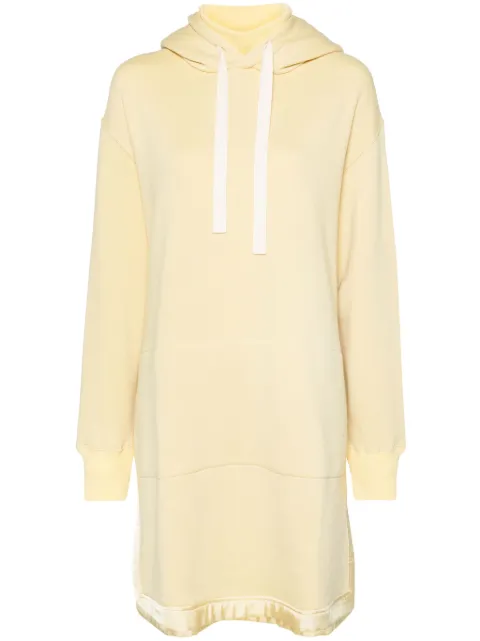 Jil Sander side-slits knitted hoodie Yellow J40GU0106J20080