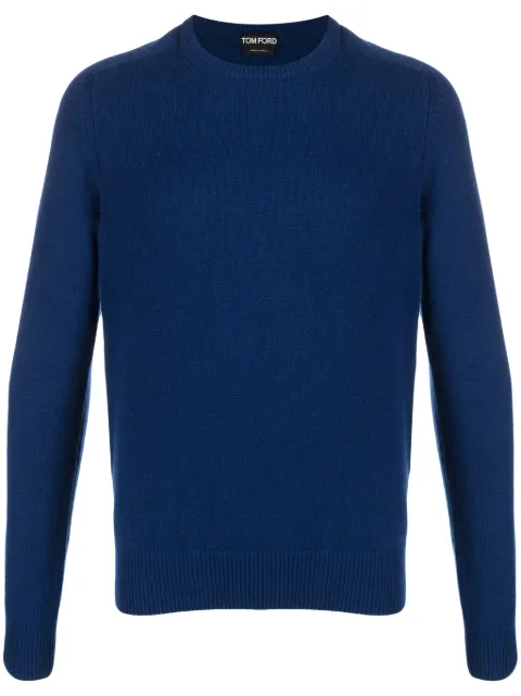 TOM FORD roll-neck cashmere jumper Blue KCL001YMK006S23
