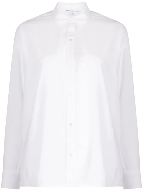 James Perse spread-collar poplin shirt White WLC3781