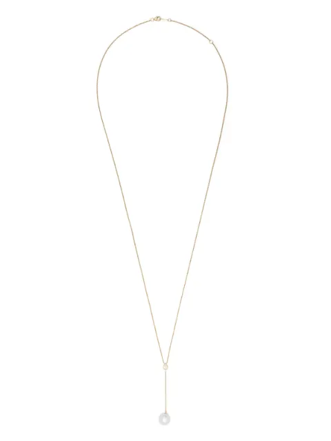 Mizuki 14kt yellow gold Sea Of Beauty pearl and diamond long necklace Gold LN4Y