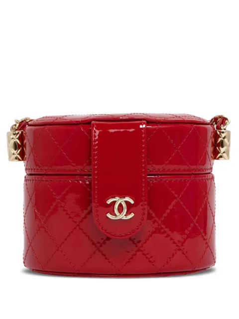 CHANEL Pre-Owned mini jewellery-box crossbody bag Red COCOREDMINIVANITY
