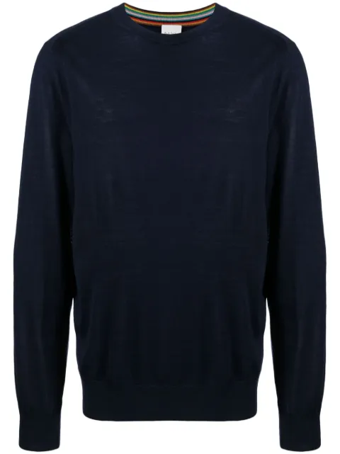 Paul Smith fine-knit merino wool jumper Blue M1R562XM02093