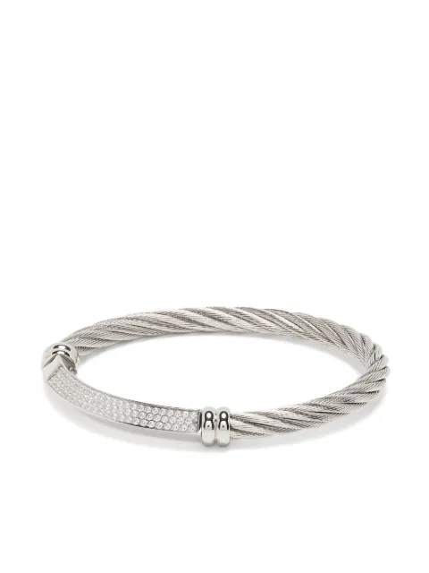 Charriol Better Half pave-setting bracelet Silver 410112731